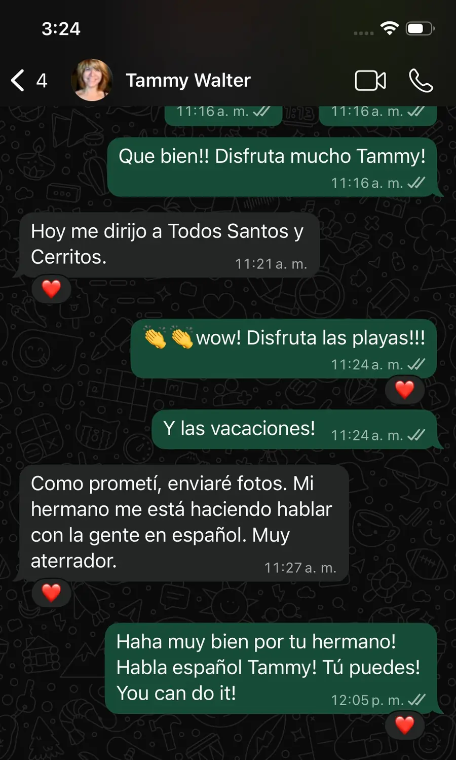 Student Tammy speaking Spanish in Mexico